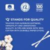 imageQtips Antimicrobial Swabs for Cleaning are Made with 100 Percent Cotton 300 Count Pack of 12
