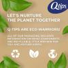 imageQtips Cotton Swabs Organic Swab Ultimate Home and Beauty Tool Made from Organic Cotton Paper 400 CountPack of 4