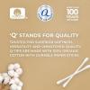 imageQtips Cotton Swabs Organic Swab Ultimate Home and Beauty Tool Made from Organic Cotton Paper 400 CountPack of 4