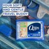 imageQtips Organic Cotton Swabs Travel Size Toiletries for Baby Beauty and First Aid 100 Organic Cotton 30 Count