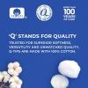 imageQtips Super Jumbo Cotton Balls for Beauty First Aid and Baby Care 100 Thick Cotton 100 CountSuper Jumbo Pack of 2