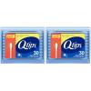 imageQtips Cotton Swabs Hygiene Shield Travel Size Toiletries for First Aid Beauty and Baby 100 Cotton 30 CountTravel Pack Pack of 2