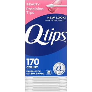 imageQTips Cotton Swabs Precision Tip 170 Count