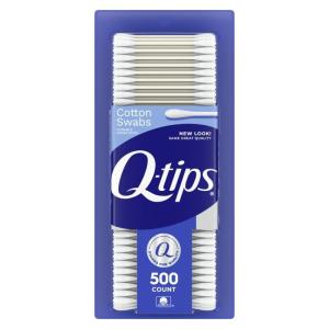 imageQtips Cotton Swabs For Hygiene and Beauty Care Original Cotton Swab Made With 100 Cotton 500 Count500 Count Pack of 1