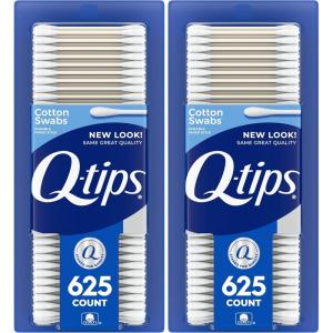 imageQtips Cotton Swabs For Hygiene and Beauty Care Original Cotton Swab Made With 100 Cotton 750 Count625 Count Pack of 2