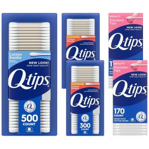 imageQtips Cotton Swabs Variety Pack Original Hygiene Shield and Precision Tips for Home First Aid and Beauty Care Made with 100 Cotton 1140 Count